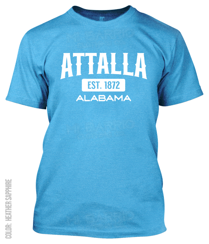 Attalla, Alabama Athletic T-Shirt