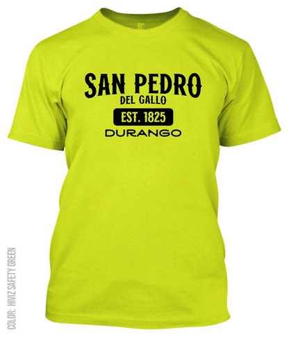 San Pedro Del Gallo, Durango Athletic T-Shirt