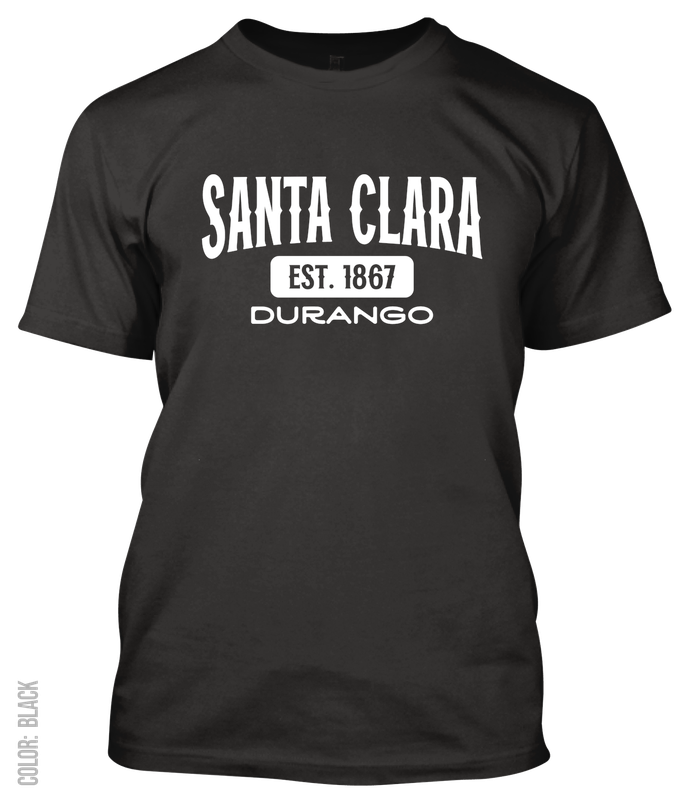 Santa Clara, Durango Athletic T-Shirt