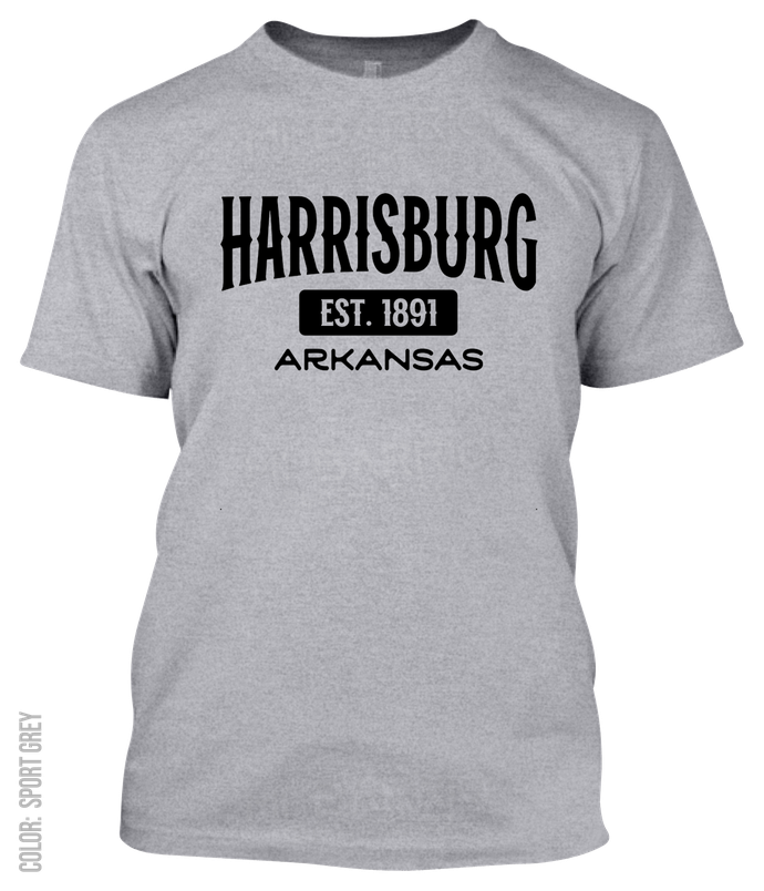 Harrisburg, Arkansas Athletic T-Shirt