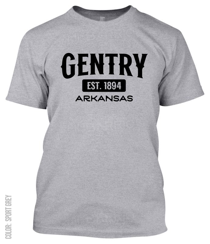Gentry, Arkansas Athletic T-Shirt