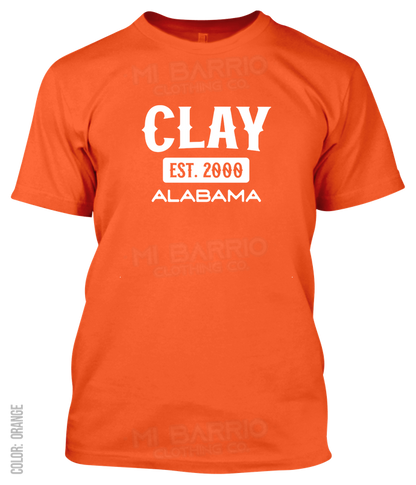 Clay, Alabama Athletic T-Shirt