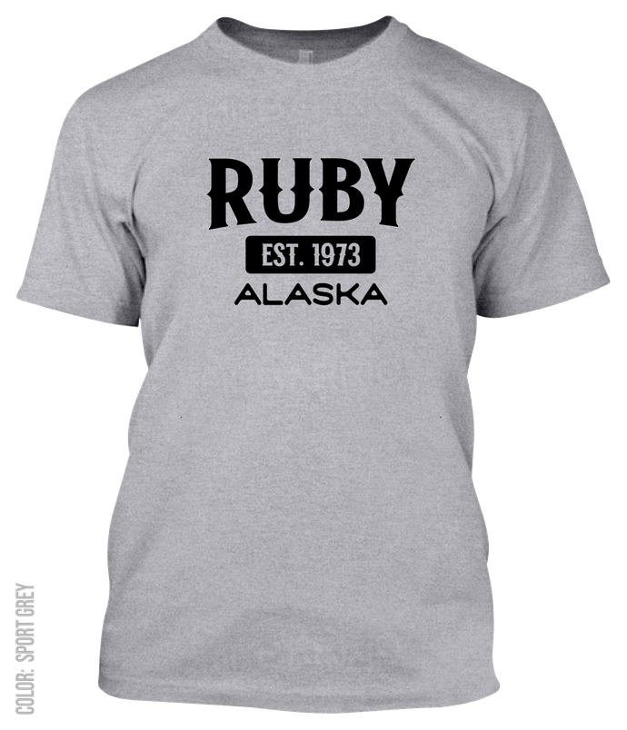 Ruby, Alaska Athletic T-Shirt
