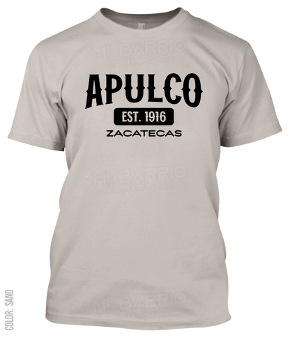 Apulco, Zacatecas Athletic T-Shirt