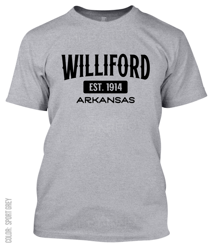 Williford, Arkansas Athletic T-Shirt