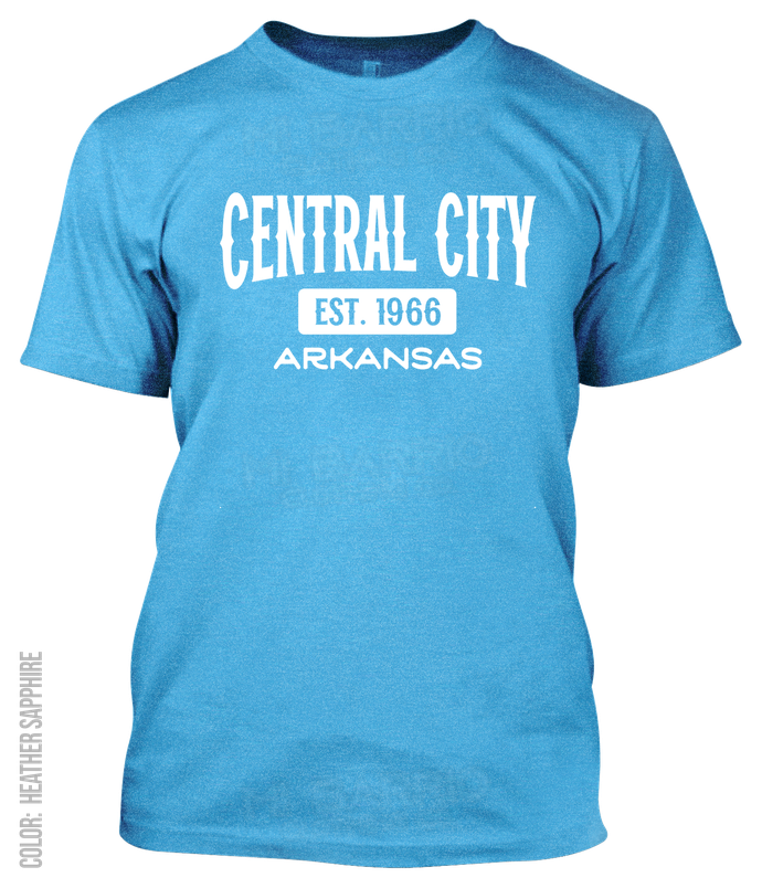 Central City, Arkansas Athletic T-Shirt