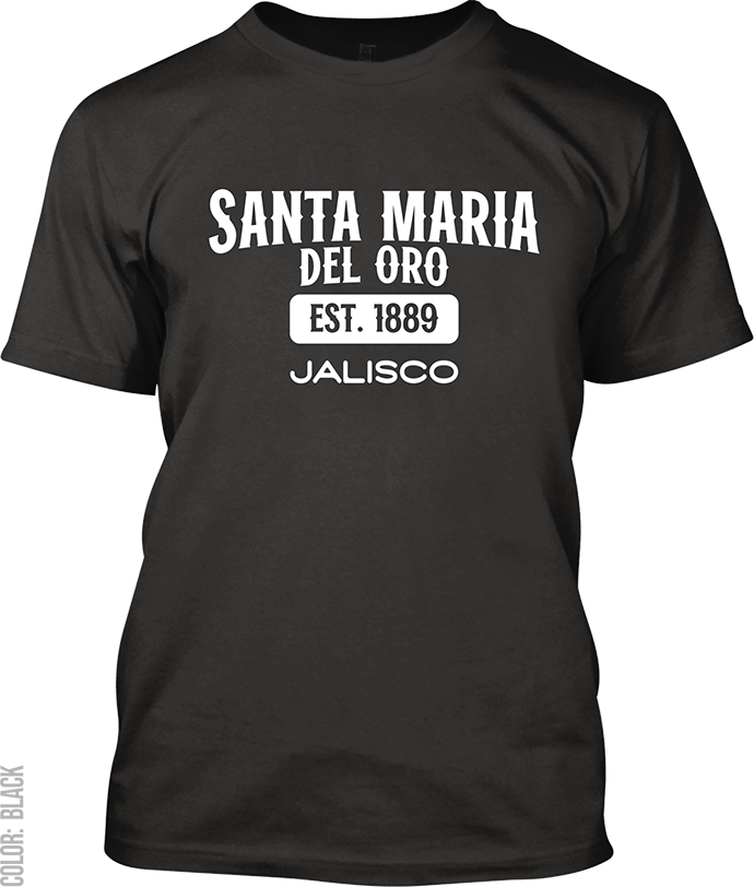 Santa Maria Del Oro, Jalisco Athletic T-Shirt