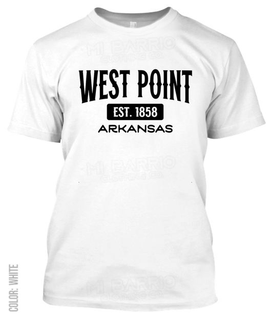 West Point, Arkansas Athletic T-Shirt