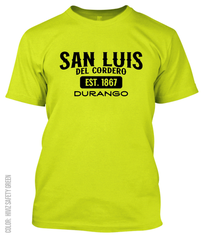 San Luis Del Cordero, Durango Athletic T-Shirt