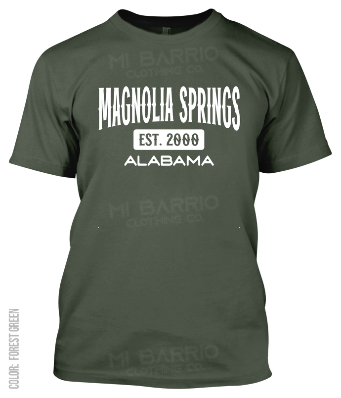 Magnolia Springs, Alabama Athletic T-Shirt