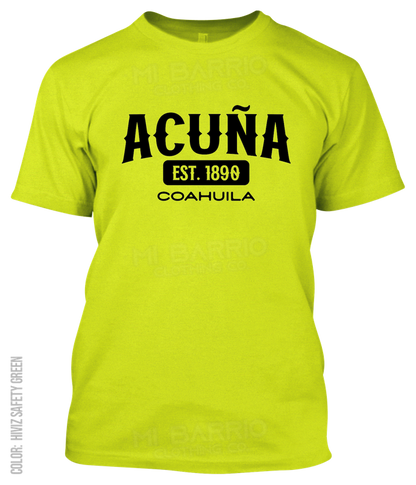 Acuña, Coahuila Athletic T-Shirt