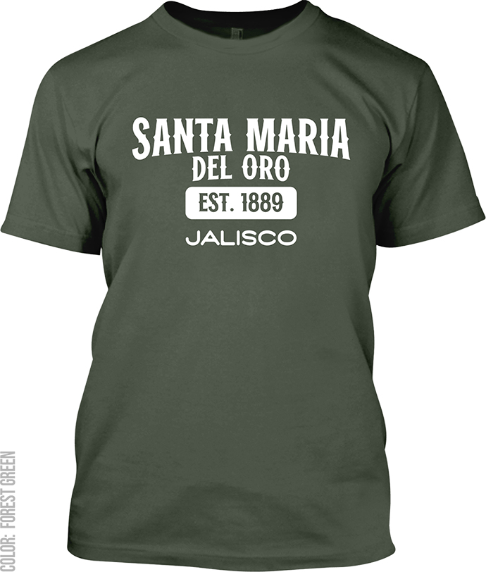 Santa Maria Del Oro, Jalisco Athletic T-Shirt