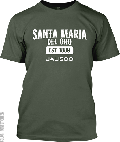 Santa Maria Del Oro, Jalisco Athletic T-Shirt