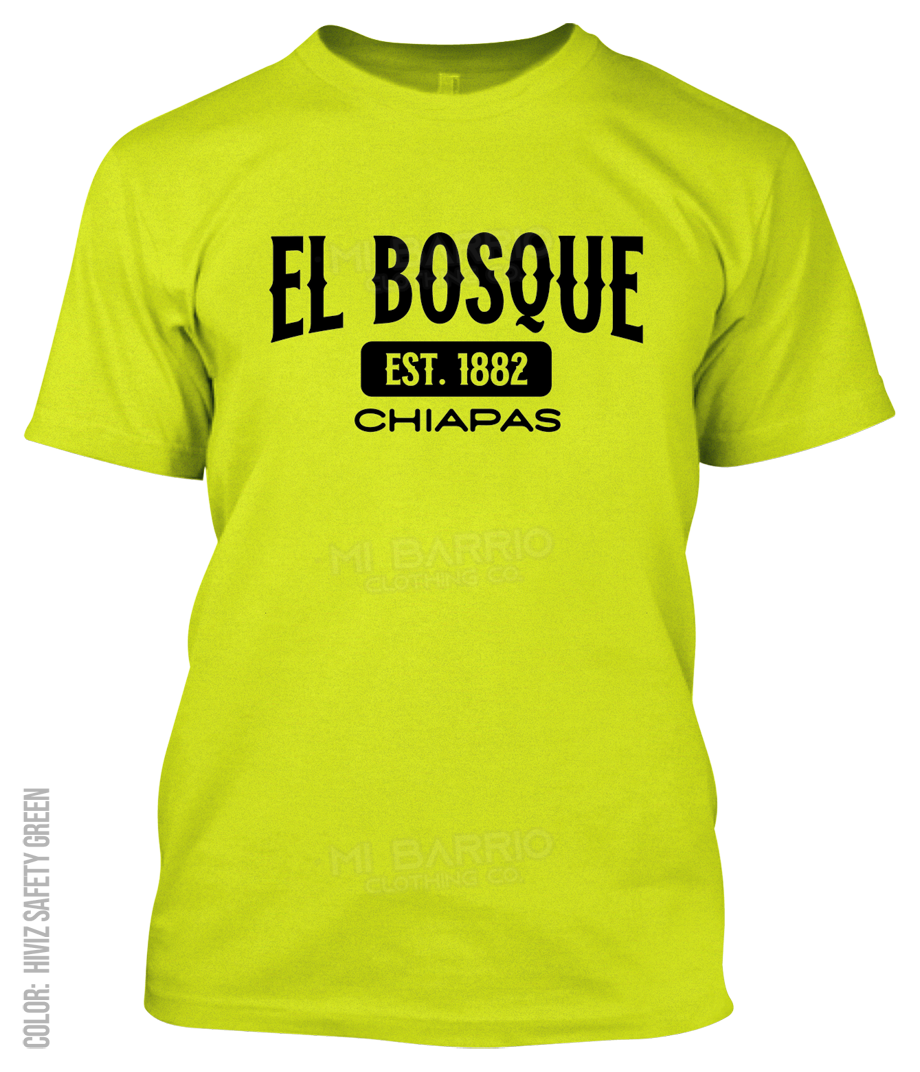 El Bosque, Chiapas Athletic T-Shirt