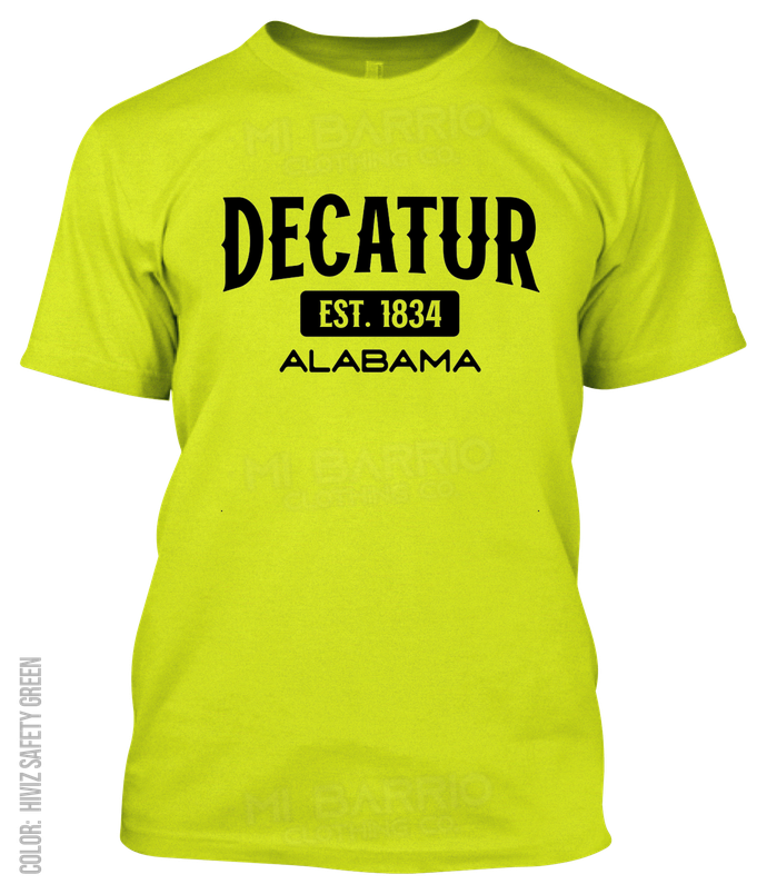 Decatur, Alabama Athletic T-Shirt