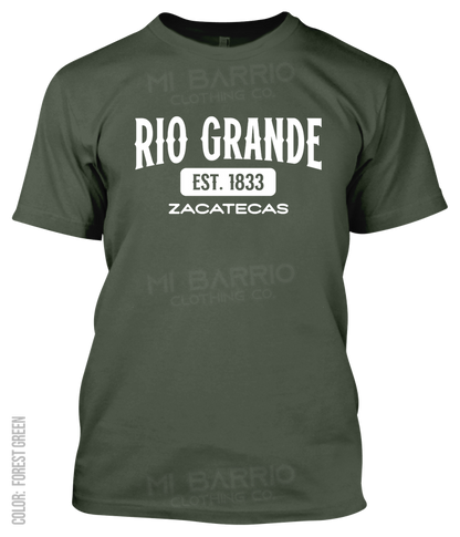 Rio Grande, Zacatecas Athletic T-Shirt