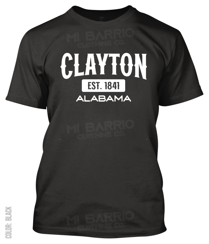 Clayton, Alabama Athletic T-Shirt