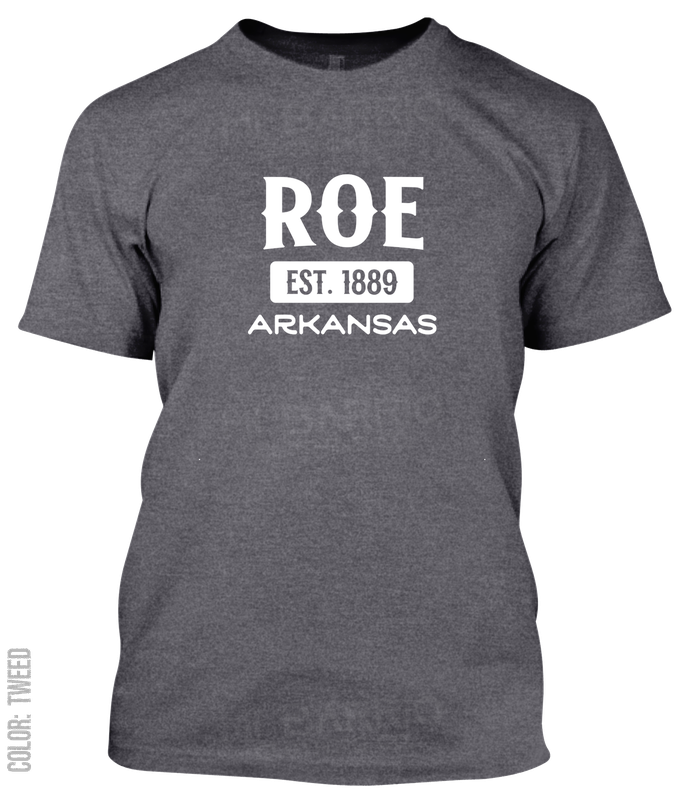Roe, Arkansas Athletic T-Shirt