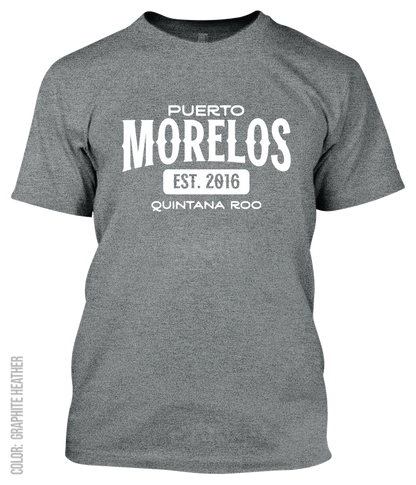 Puerto Morelos, Quintana Roo Athletic T-Shirt