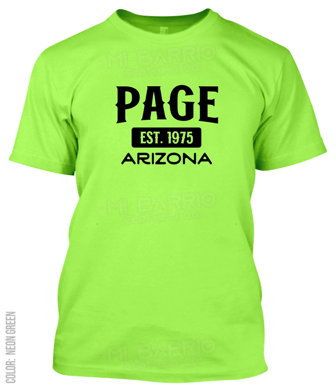Page, Arizona Athletic T-Shirt