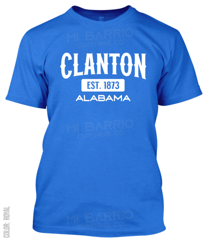 Clanton, Alabama Athletic T-Shirt