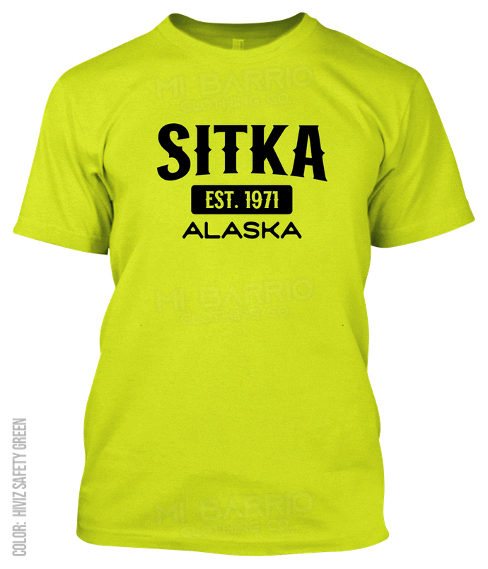Sitka, Alaska Athletic T-Shirt
