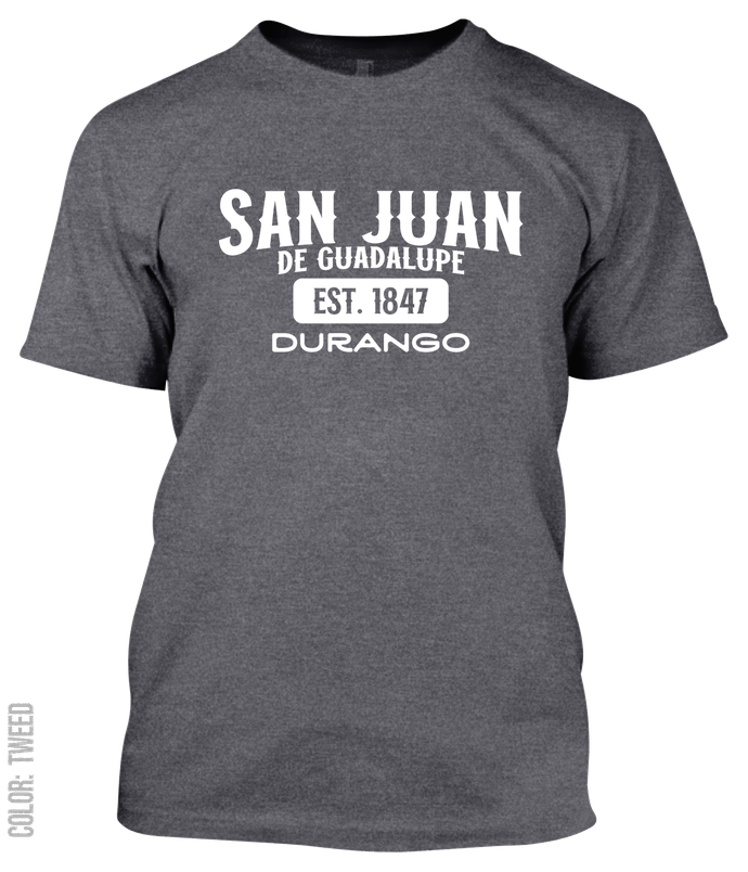 San Juan De Guadalupe, Durango Athletic T-Shirt