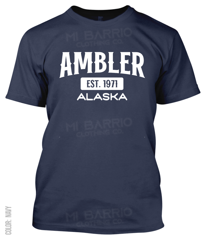 Ambler, Alaska Athletic T-Shirt