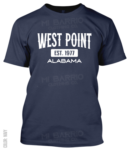 West Point, Alabama Athletic T-Shirt