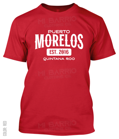 Puerto Morelos, Quintana Roo Athletic T-Shirt