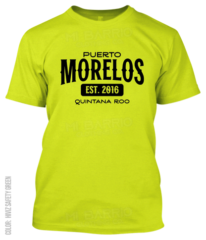 Puerto Morelos, Quintana Roo Athletic T-Shirt