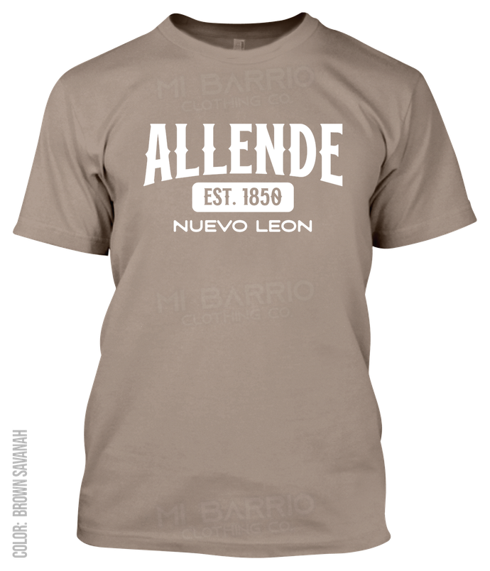 Allende, Nuevo Leon Athletic T-Shirt