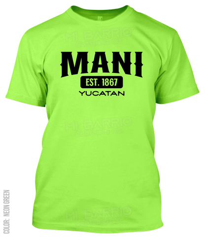 Mani, Yucatan Athletic T-Shirt