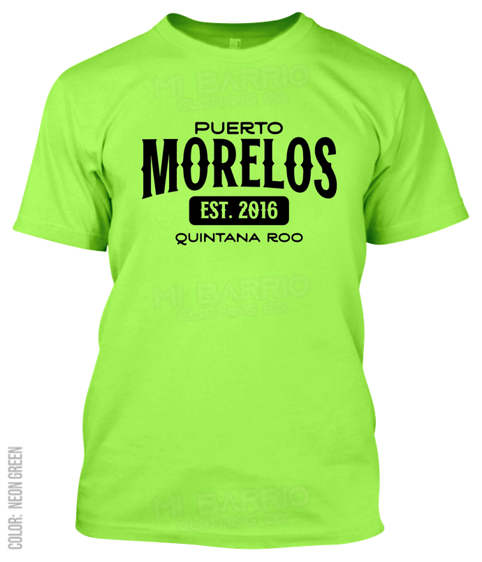 Puerto Morelos, Quintana Roo Athletic T-Shirt