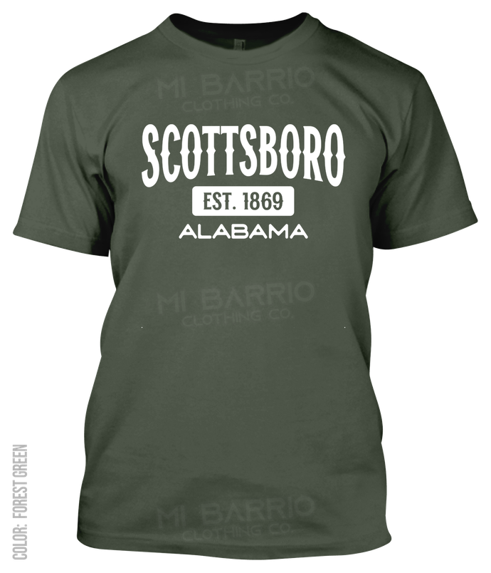 Scottsboro, Alabama Athletic T-Shirt