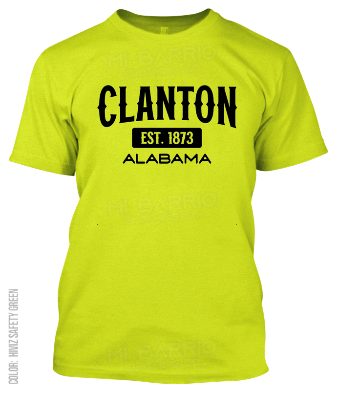Clanton, Alabama Athletic T-Shirt