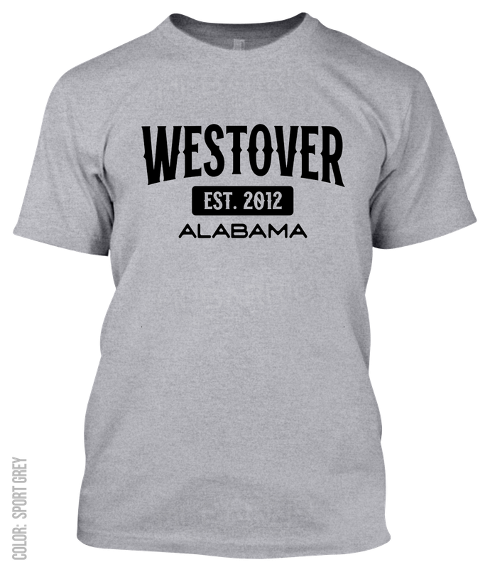 Westover, Alabama Athletic T-Shirt