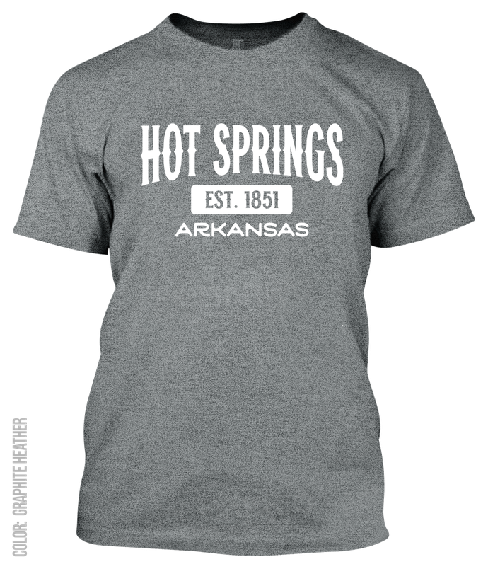 Hot Springs, Arkansas Athletic T-Shirt