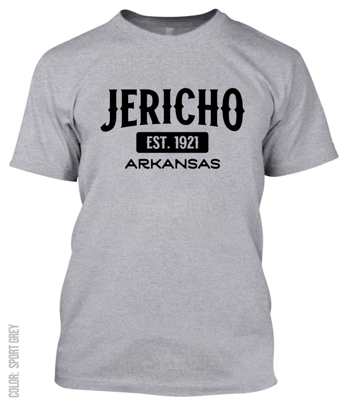 Jericho, Arkansas Athletic T-Shirt