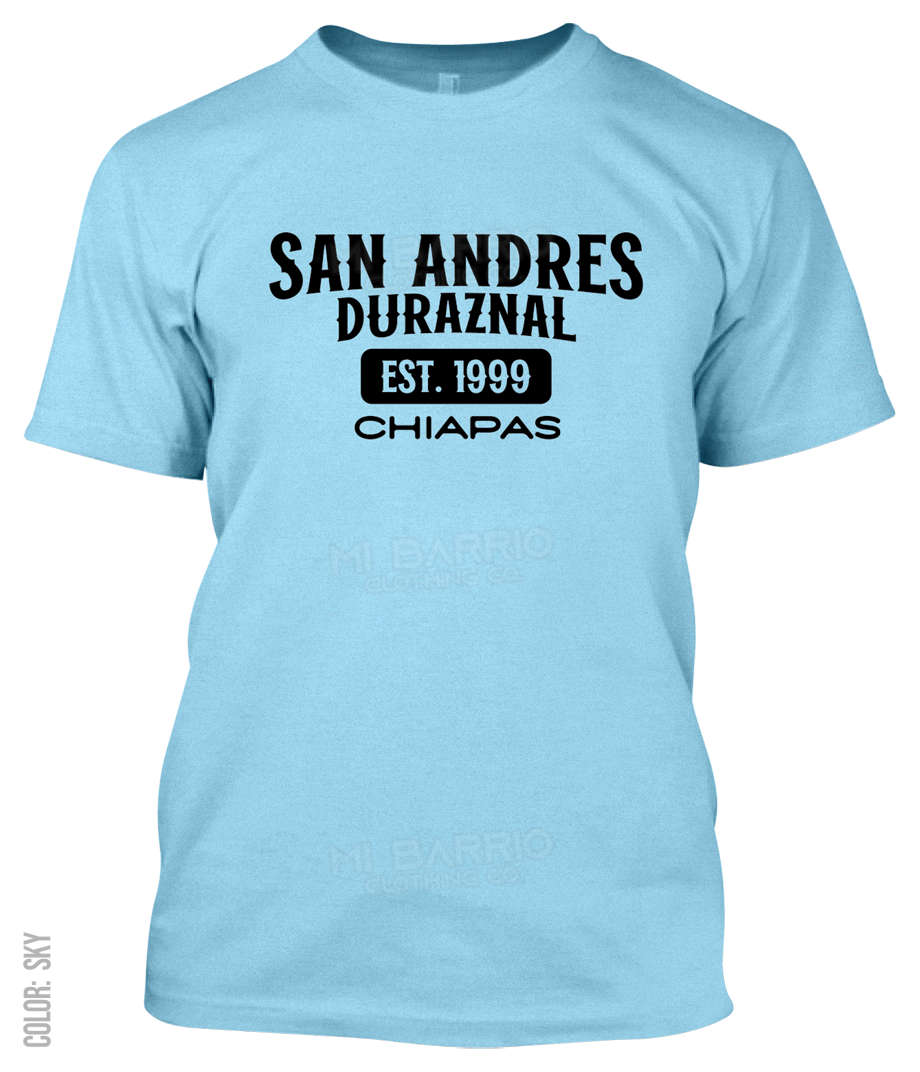 San Andres Duraznal, Chiapas Athletic T-Shirt
