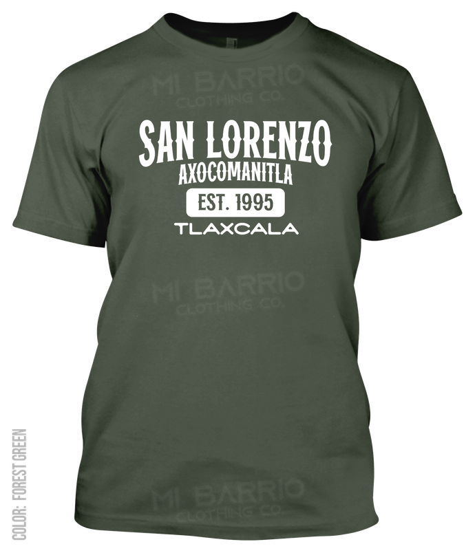 San Lorenzo Axocomanitla, Tlaxcala Athletic T-Shirt