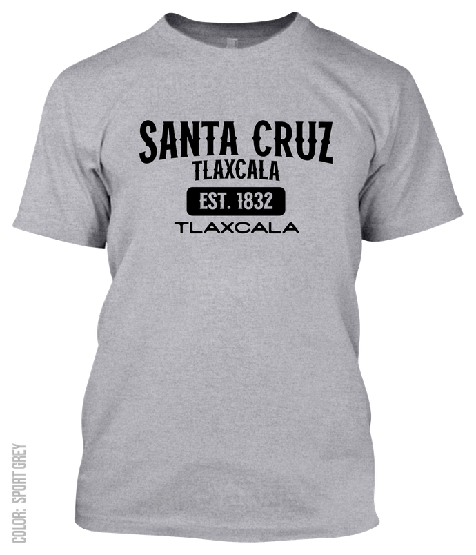 Santa Cruz Tlaxcala, Tlaxcala Athletic T-Shirt