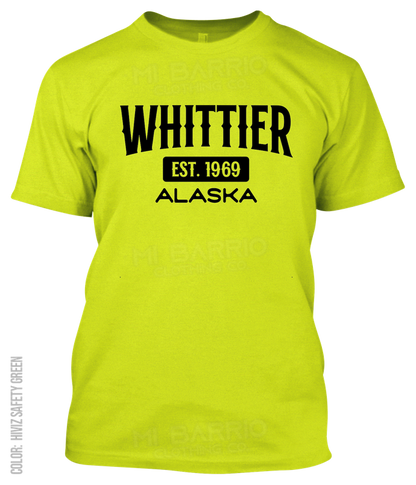 Whittier, Alaska Athletic T-Shirt