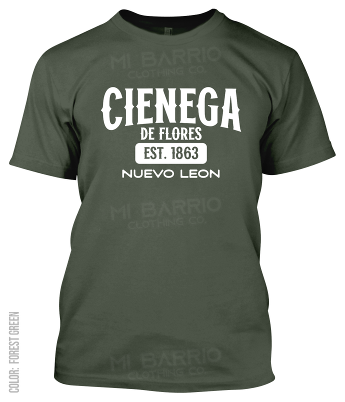 Cienega De Flores, Nuevo Leon Athletic T-Shirt