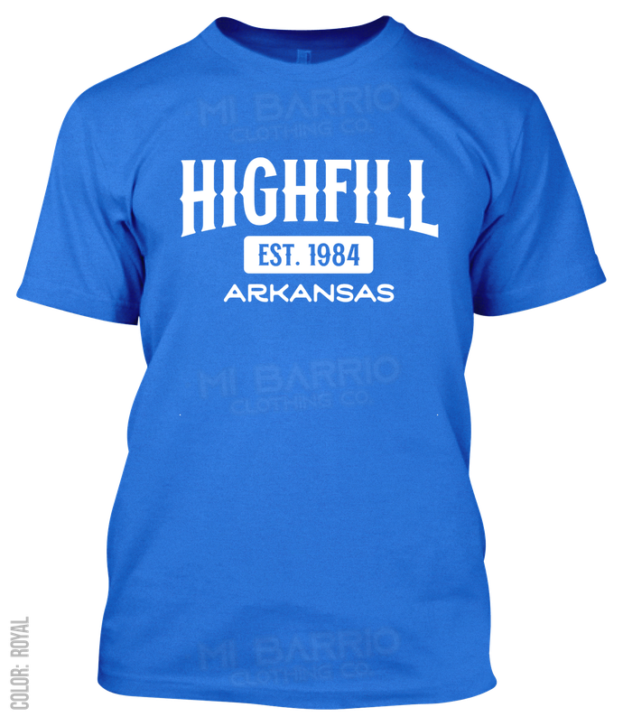 Highfill, Arkansas Athletic T-Shirt
