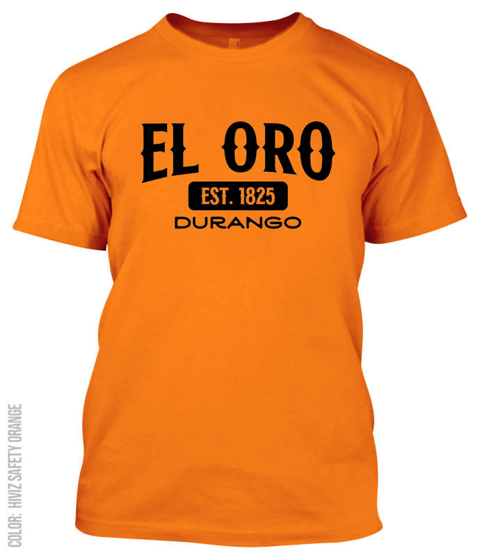 El Oro, Durango Athletic T-Shirt