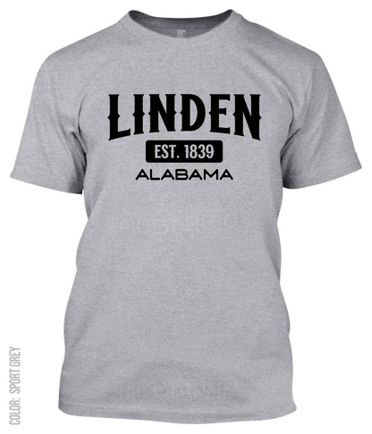 Linden, Alabama Athletic T-Shirt