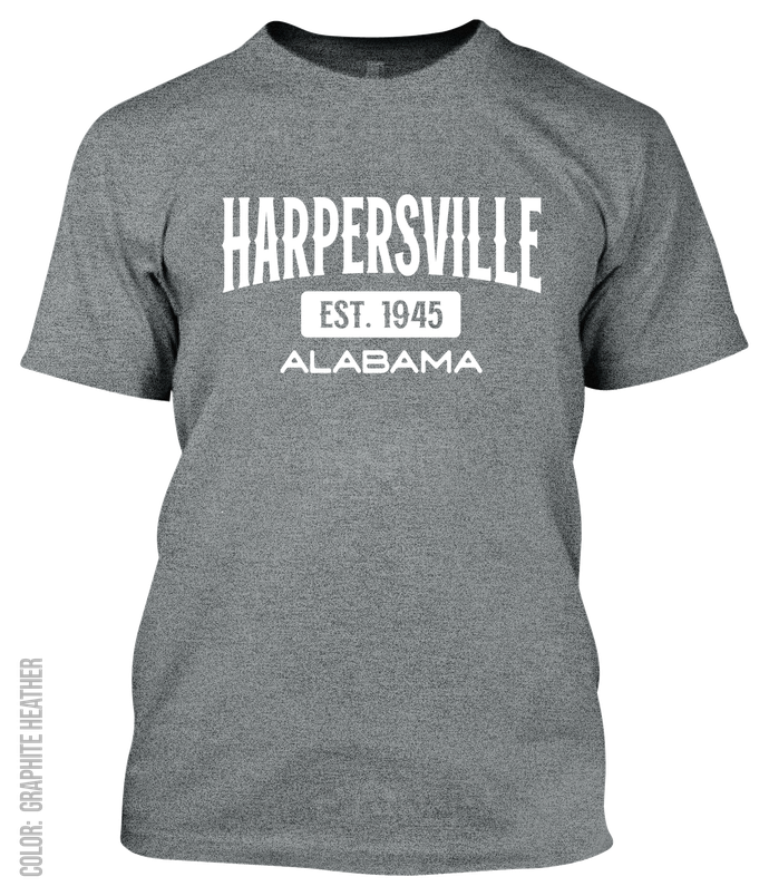 Harpersville, Alabama Athletic T-Shirt