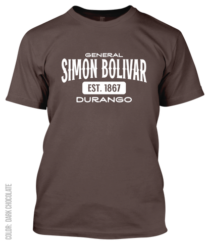 General Simon Bolivar, Durango Athletic T-Shirt