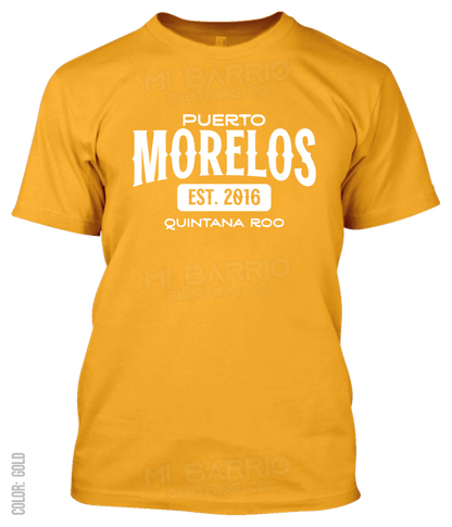 Puerto Morelos, Quintana Roo Athletic T-Shirt